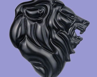 Aazon.co: Noizzy Lion Head Car Eble Pair - 3D Etal Lion Decal For - View #6