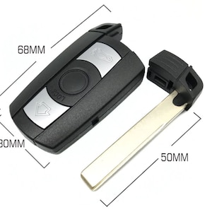 Remote Car Key Shell 3 Button Case Styling Cover Fob para BMW 1 3 5 6 Series E90 E91 E92 E60 E70 E71 E72 E82 E87 E88 E89
