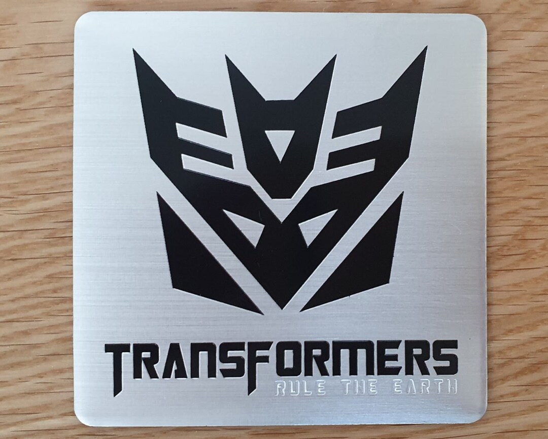 New Aluminum Car Sticker Cool Autobots Logo Badge Transformers Emblem ...