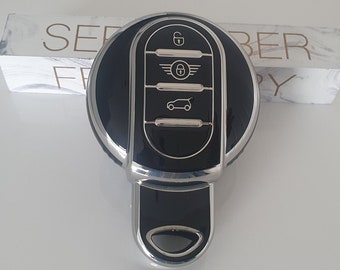 Quality TPU car Key Cover Case shell for BMW Mini Cooper S one JCW F54 F55 F56 F57 F60 Clubman Countryman remote fob holder shell.