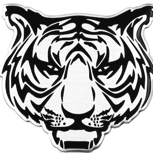Tiger Car Decoration 3D aluminum Auto Stickers Emblem Badge Decal.