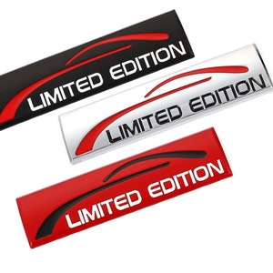 3D-Metall Limited Edition Fender Side Emblem Auto Aufkleber Abzeichen Hinten Stamm-Logo.