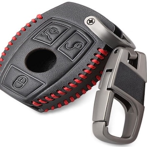 Leder Auto-Schlüssel Abdeckung Fall für Mercedes Benz W203 W210 W211 W124 sportliche