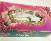 Handmade tissue box