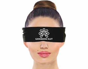 Gangbang Slut Logo, Blindfold