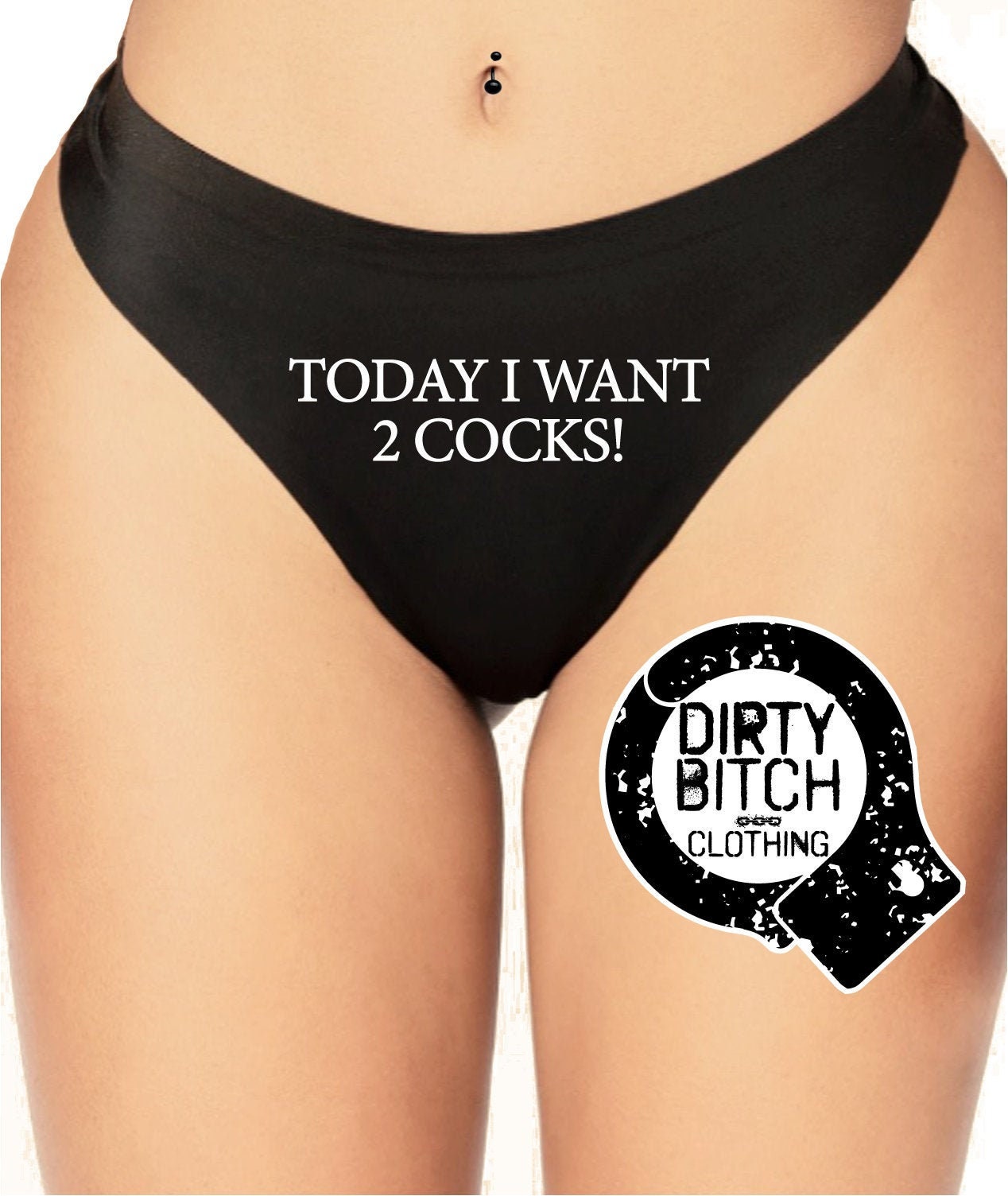 Today I Want 2 Cocks Adult Knickers foto foto