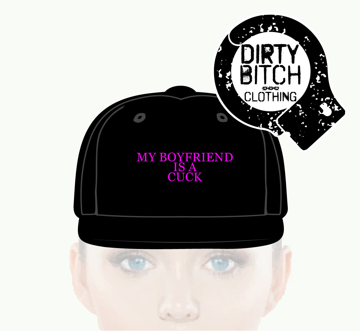 My Boyfriend is A Cuck Baseball Cap Snapback Trucker Nude Pic Hq