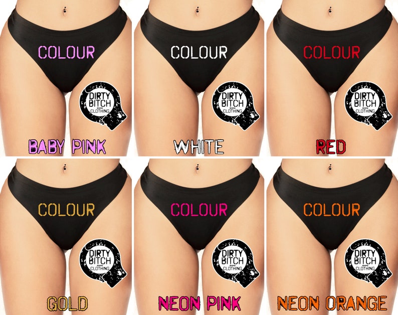 wife sex hotwife cuckold adult knickers panties Slut Logo printed HOTPANTS swingers fetish