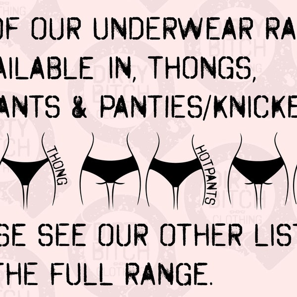 Custom order with REAR text .as discussed via messages, adult knickers, fetish, hotwife cuckold, sex, panties, swingers, wife, , printed
