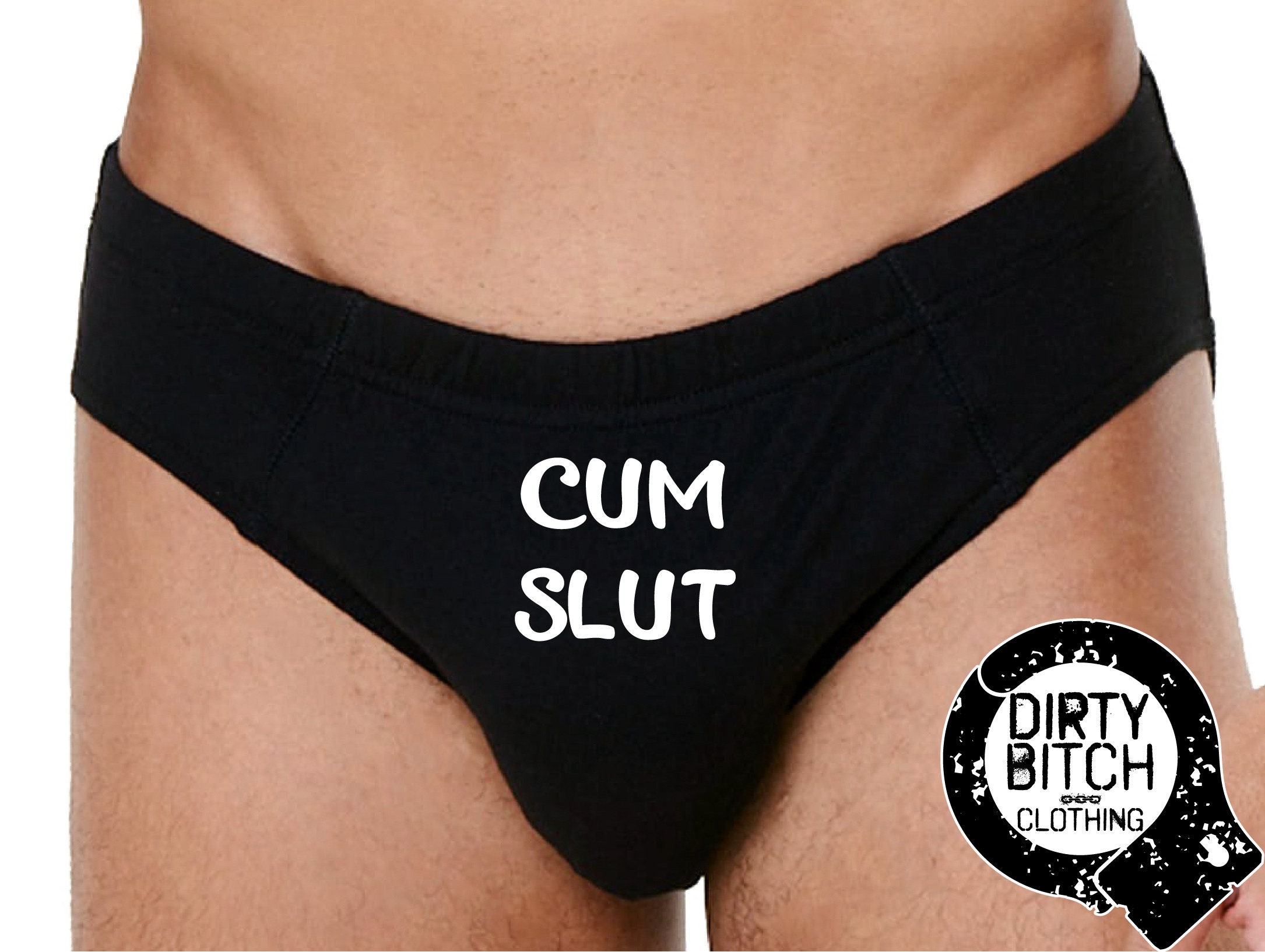 Cum Slut Mens Underwear Adult Fetish Cuckold Sex Clothing picture