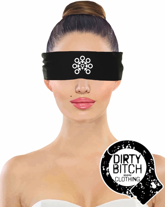 Gangbang Logo Blindfold Fetish Hotwife Cuckold