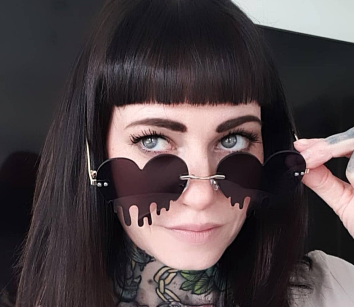 bleeding heart sunglasses