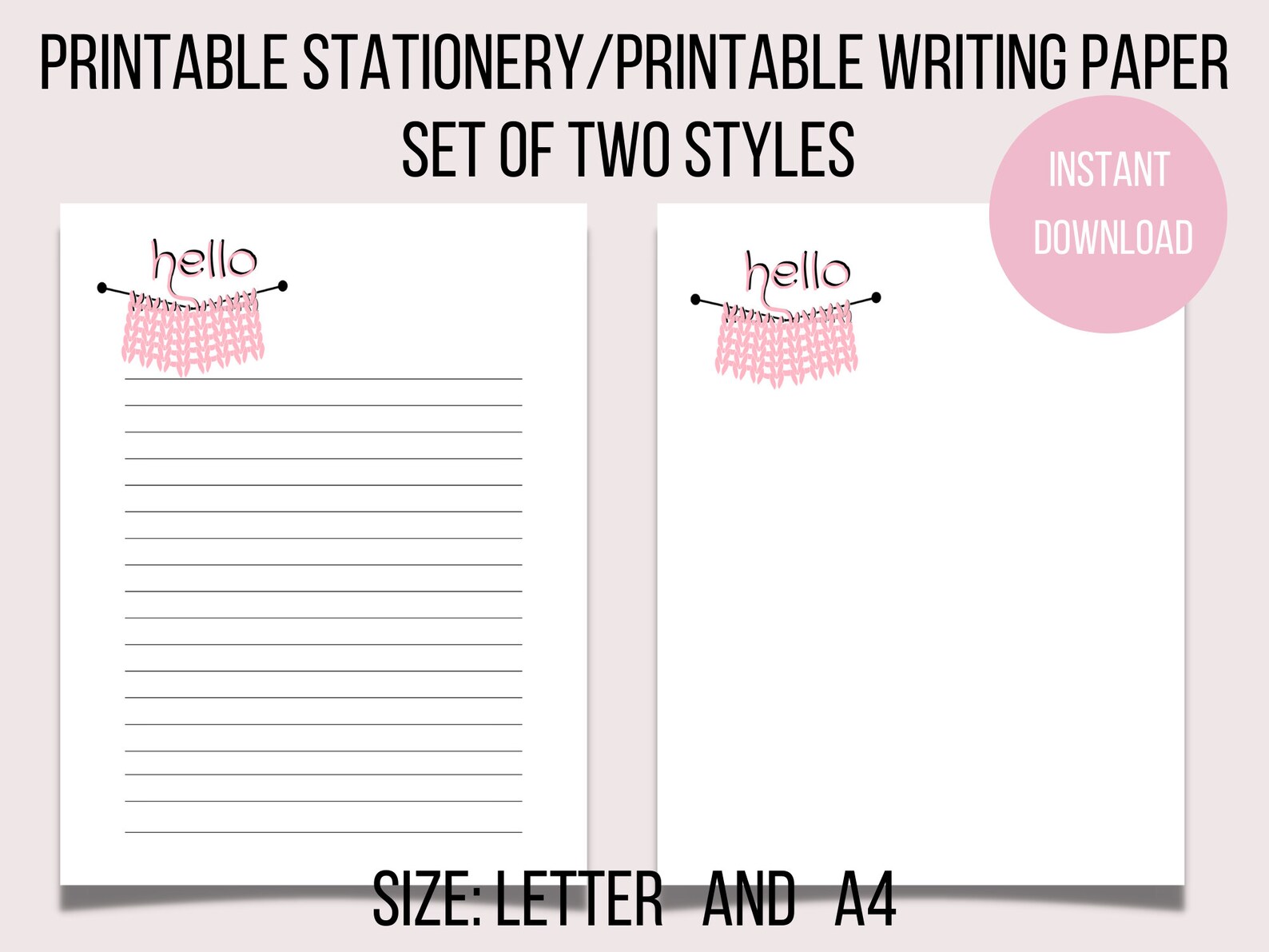 Knitting needles image