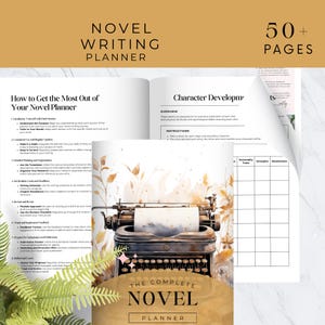 Roman Planer druckbare, planen und erstellen Buch schreiben Kit, Plot, Charakter Entwicklung, Schreibplan, Geschichte Schreibstragie