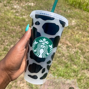 Starbucks Cow Cup with Name | Venti Cold Cup | Starbucks Cold Cup | Birthday Gift | Reusable Coffee Cup