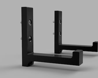 Heavy Duty Shelf Bracket STL File | 3D Printable Strong Wall Shelf Supports