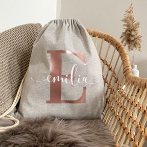 personalisierter Turnbeutel (Motiv Initial)