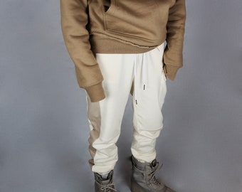 cream mens joggers