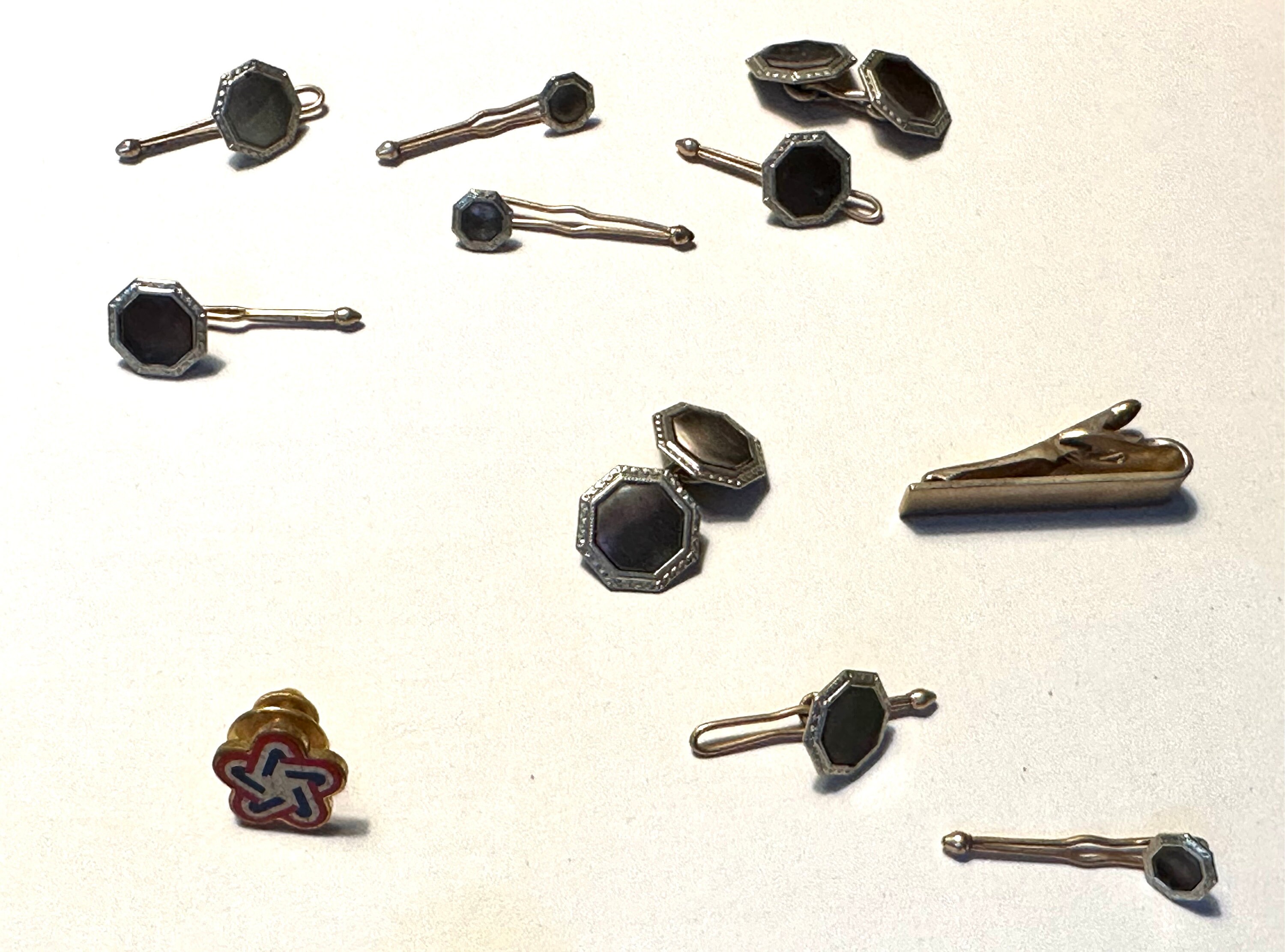 Misc. Vintage Cuff Links and Tie Pins - Etsy