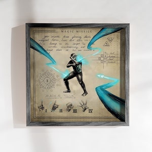 D&D Magic Missile Print