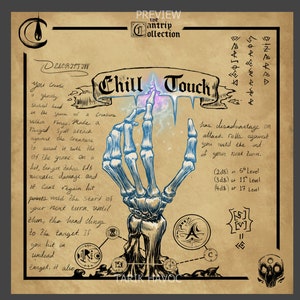 Impressão D&D Chill Touch