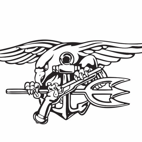 Navy Special Warfare Insignia DXF and SVG - Etsy