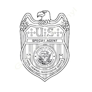 NCIS Shield SVG-PDF-Jpeg