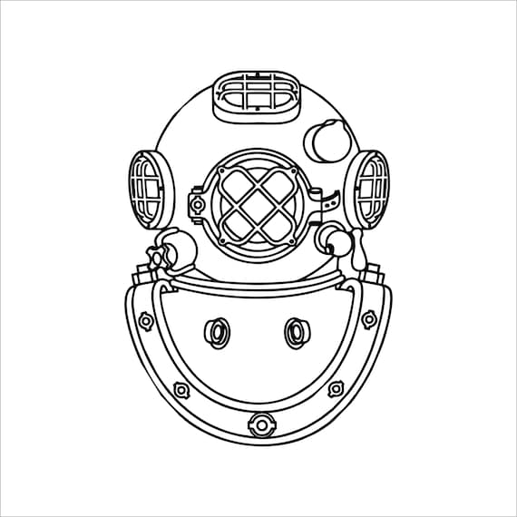 US Navy Second Class Diver Insignia DXF and SVG Etsy