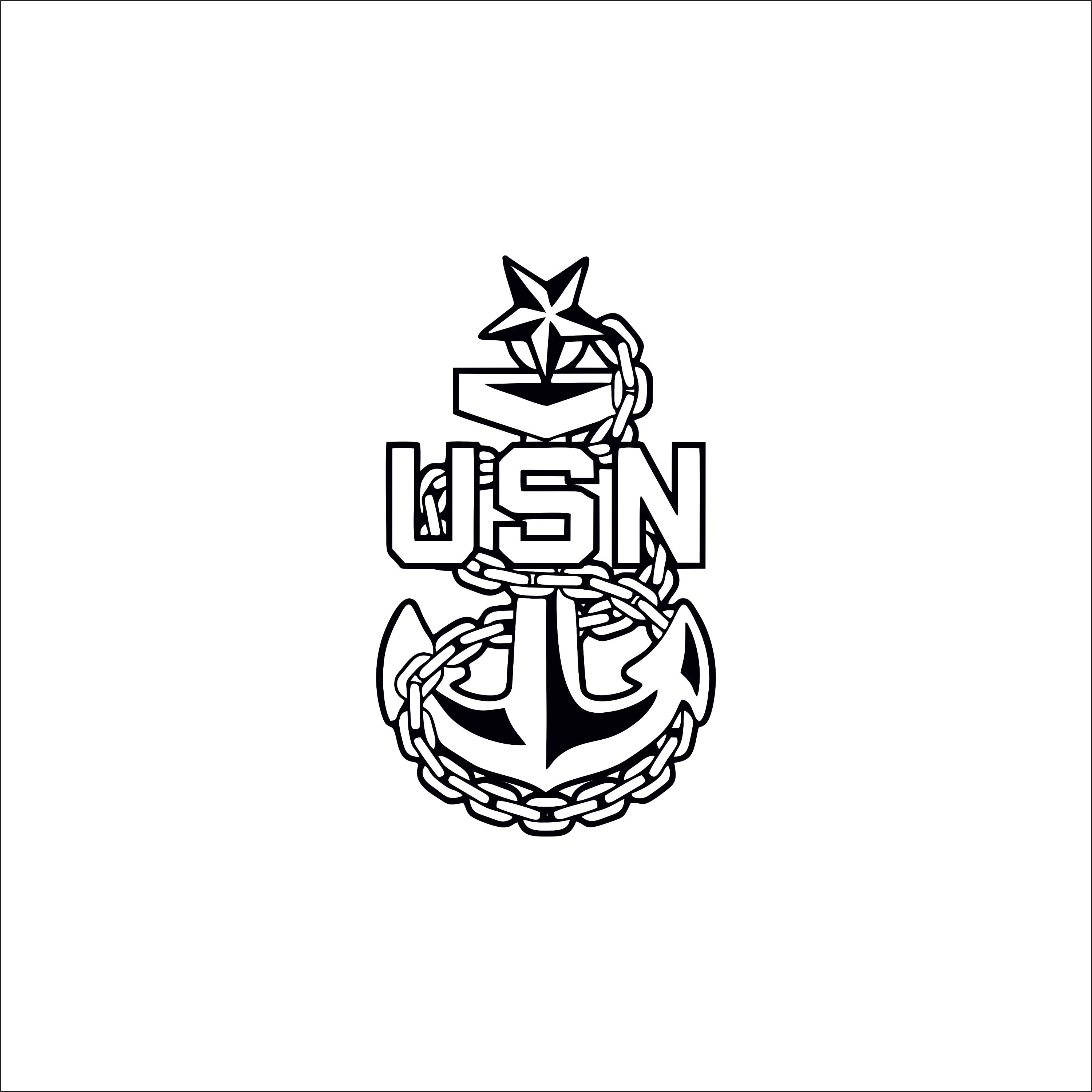 US Navy Chiefs Anchors SVG Format - Etsy