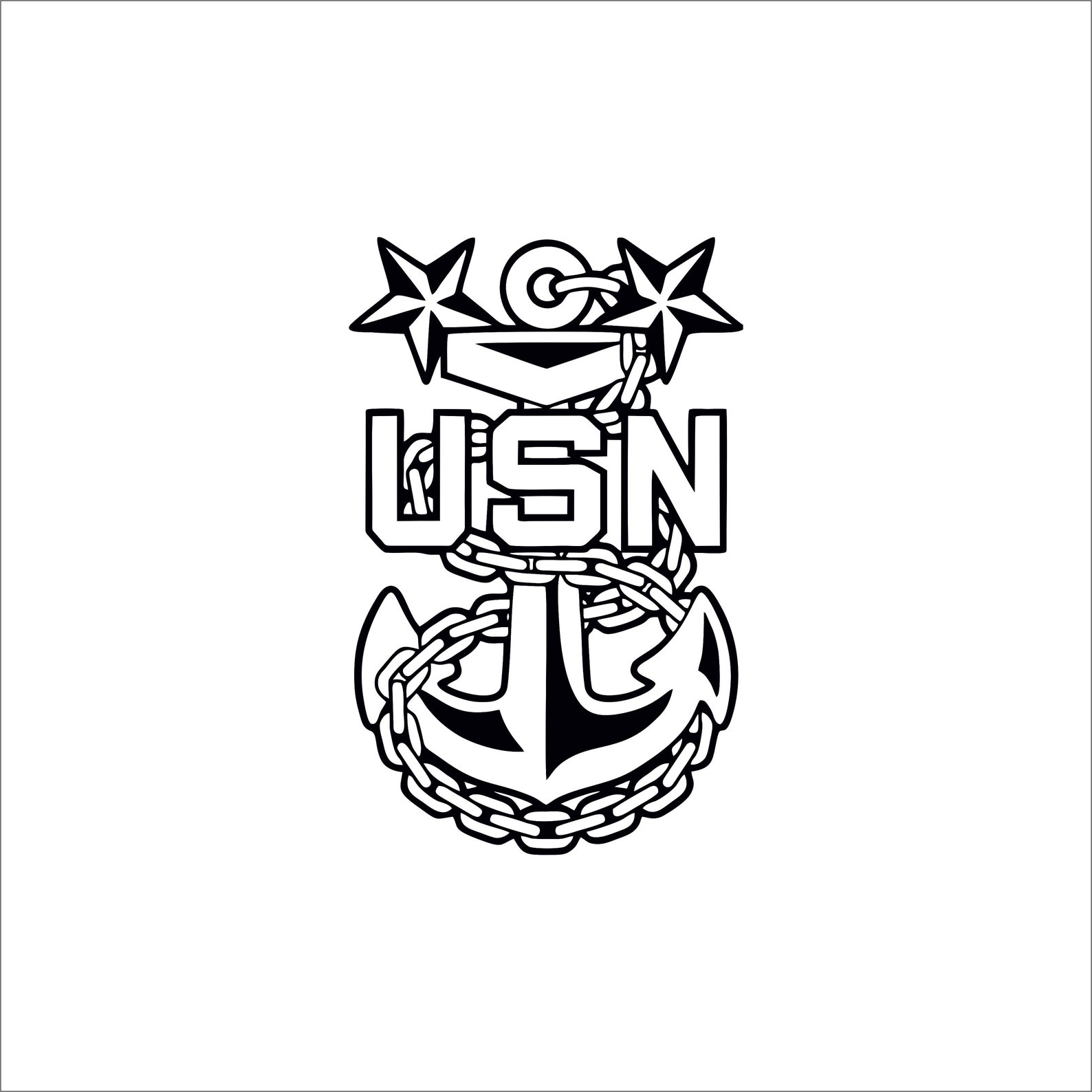US Navy Chiefs Anchors SVG Format - Etsy