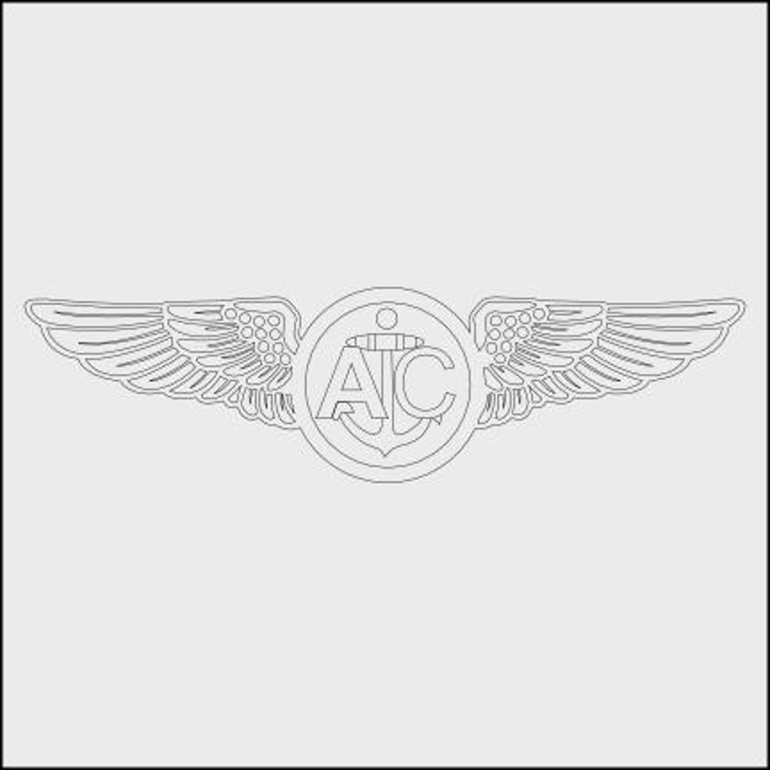 Aircrew Wings SVG, DXF - Etsy