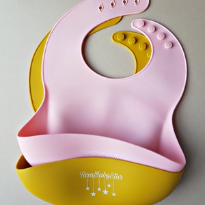 Baberos de silicona impermeables, regalo para bebés, babero suave para bebés y niños pequeños, babero duradero para bebés, baberos para bebés, el bebé debe tener