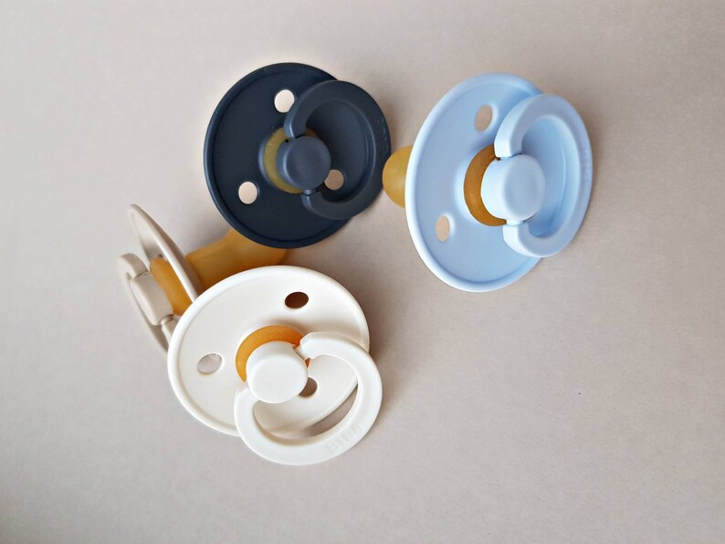 Bibs Dummies Size 1 06 Months Latex Dummy Bibs Pacifier Etsy UK