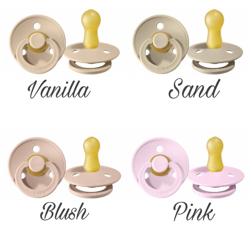 Bibs Dummies Size 1 06 Months Latex Dummy Bibs Pacifier Etsy Canada