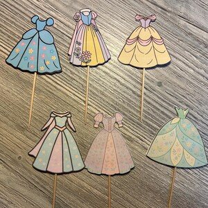 40PCS Edible Princess Crown Cupcake Toppers Glutinous Rice