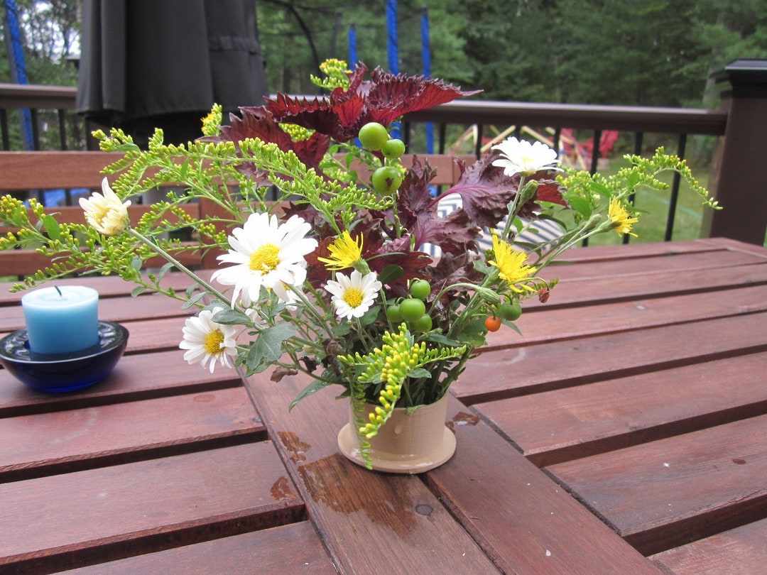 Patio Table Vase Etsy