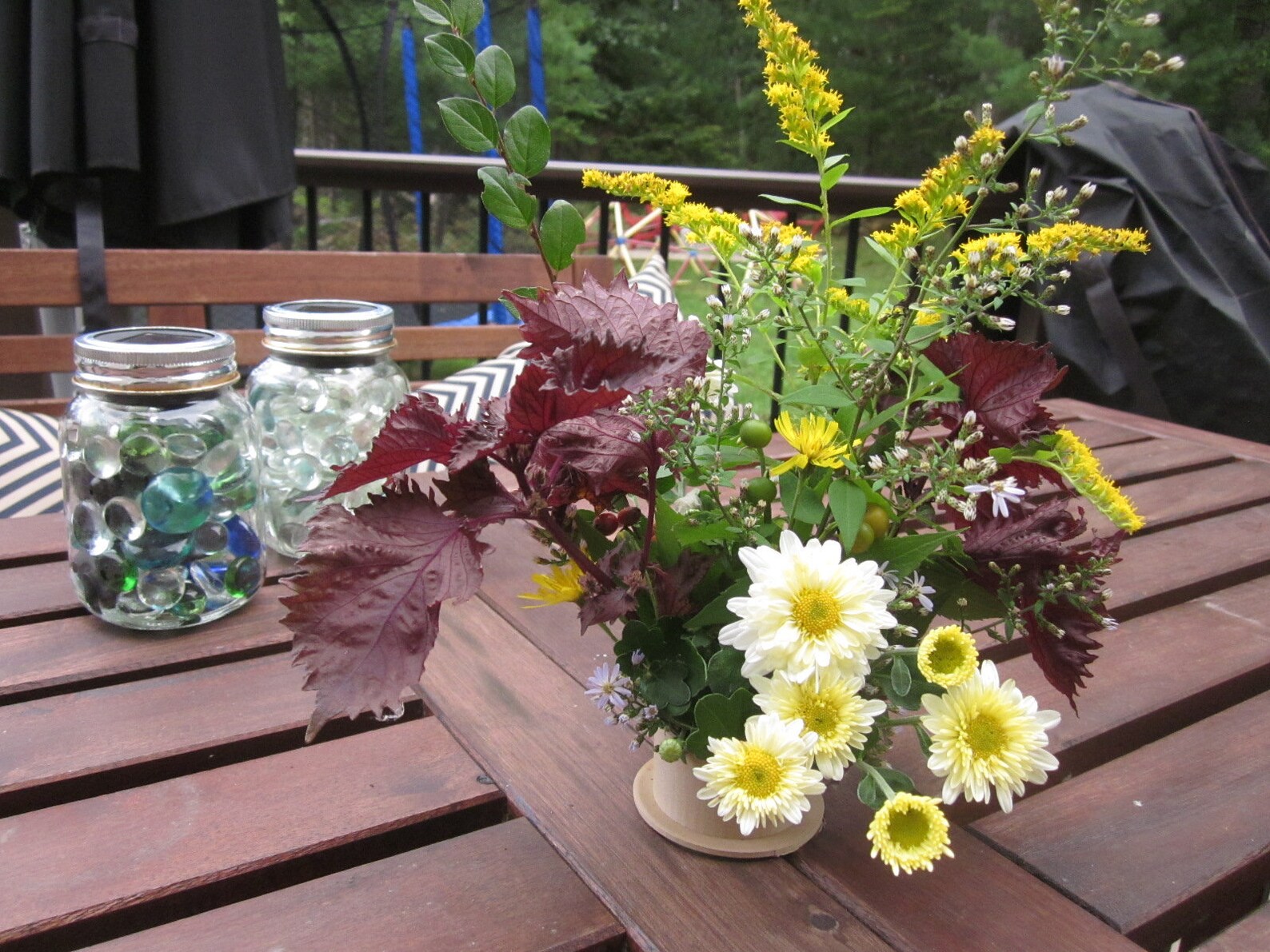 Patio Table Vase Etsy