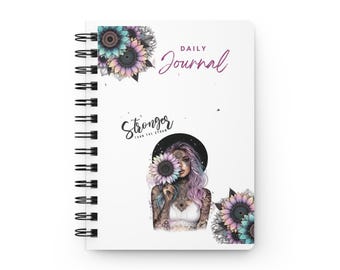 Diario de inspiración diaria, cuaderno de espiral