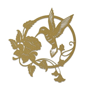 Hummingbird -Plain Metal Sign