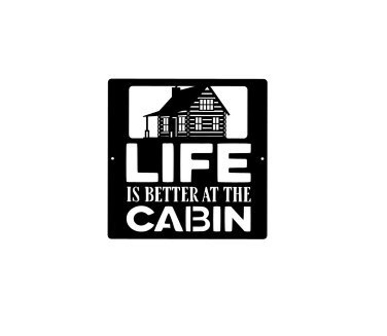 Cabin Decor Cabin Sign Camp Sign Christmas Gift for Him Etsy