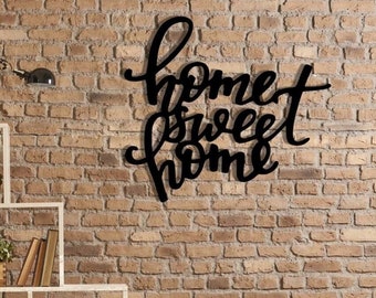 Home Sweet Home - Metal Sign - Monogram Metal Shop
