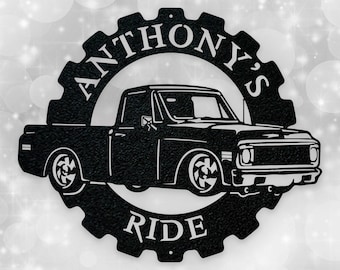 Chevy Truck Classic Car Collection Metal sign