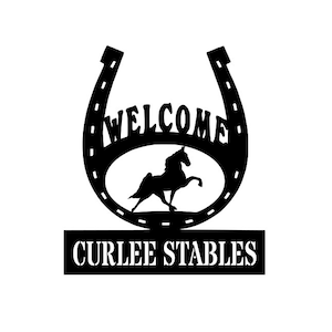 TWH Horseshoe Welcome NEW – Metal Sign