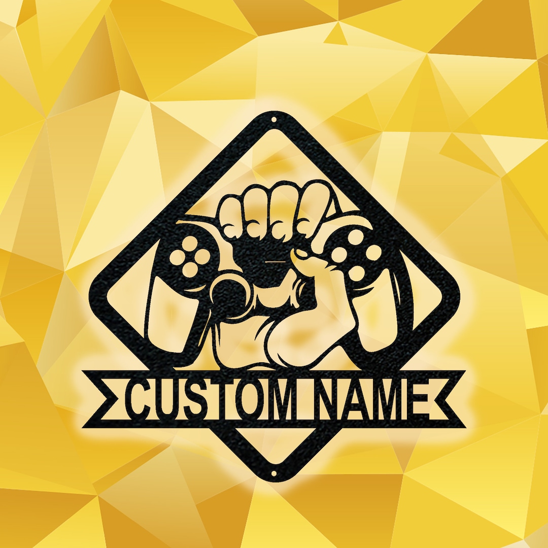 Game Controller Signs GAME CONTROLLER Metal Sign - Etsy