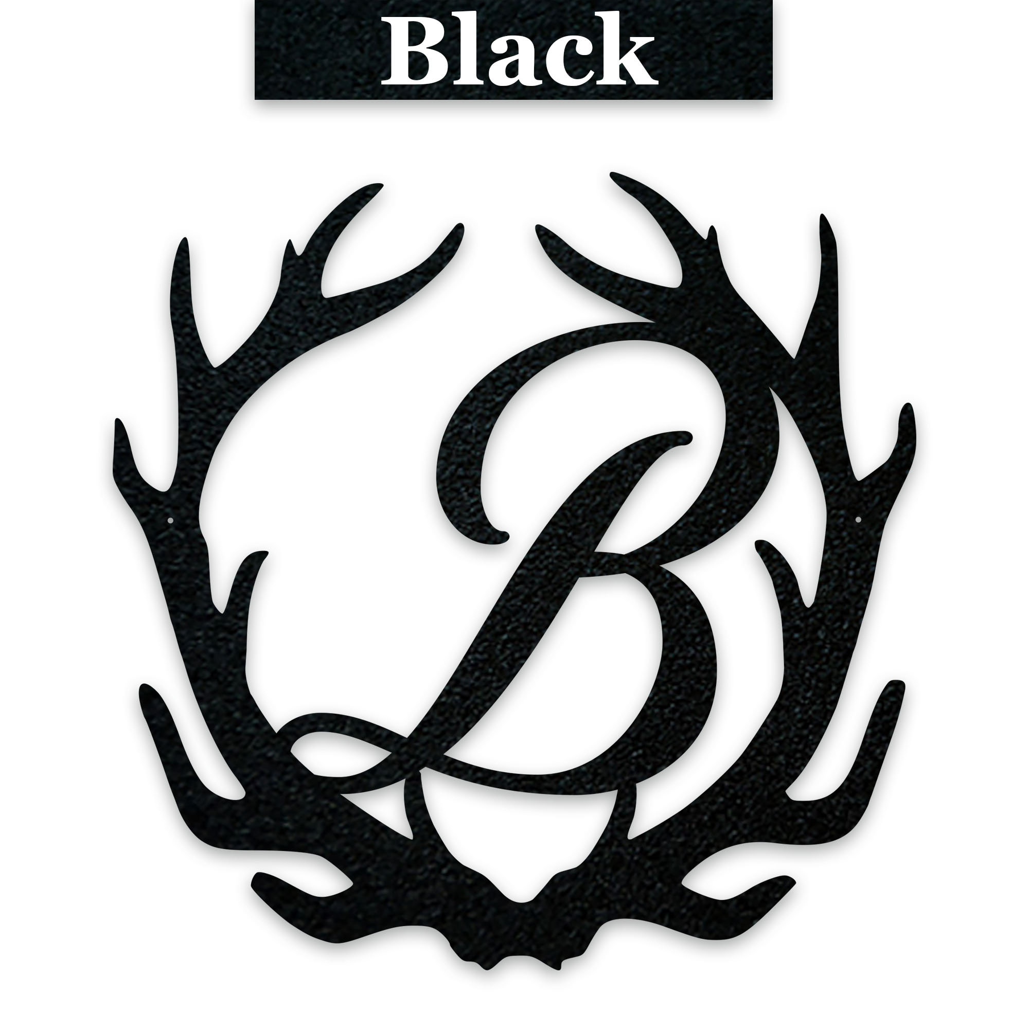 Antler Monogram Personalized Individual Letter Sign, Home Decor, Hunter ...