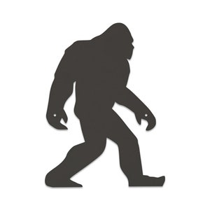 Bigfoot Silhouette Sign - Sasquatch - Mystical Animal - Quality Metal Sign - Metal Sign