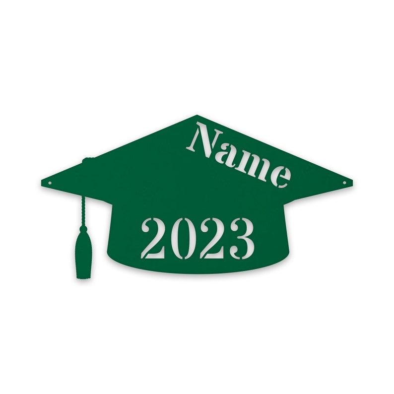 Graduation Cap Personalized Metal Sign - Graduation Gift - Metal Home ...