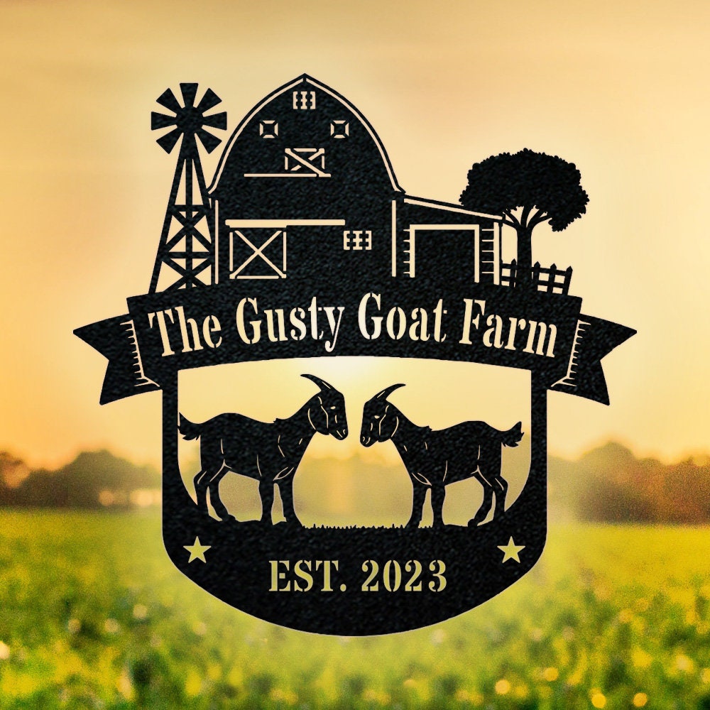 Monogram Ranch Farm & Ranch Animals Monogram - Farm Life Edition - Metal Signs - Etsy