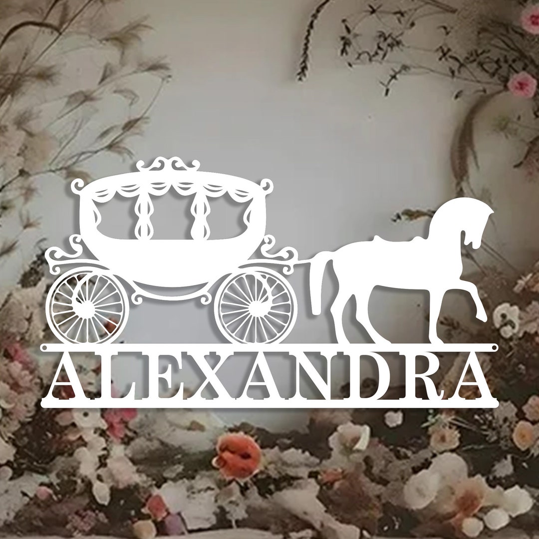 Horse Draw Carriage Personalized Sign - Etsy