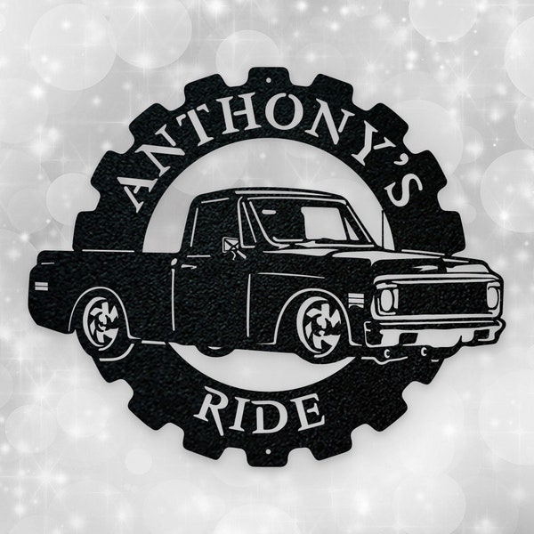 Chevy Truck Classic Car Collection Metal sign